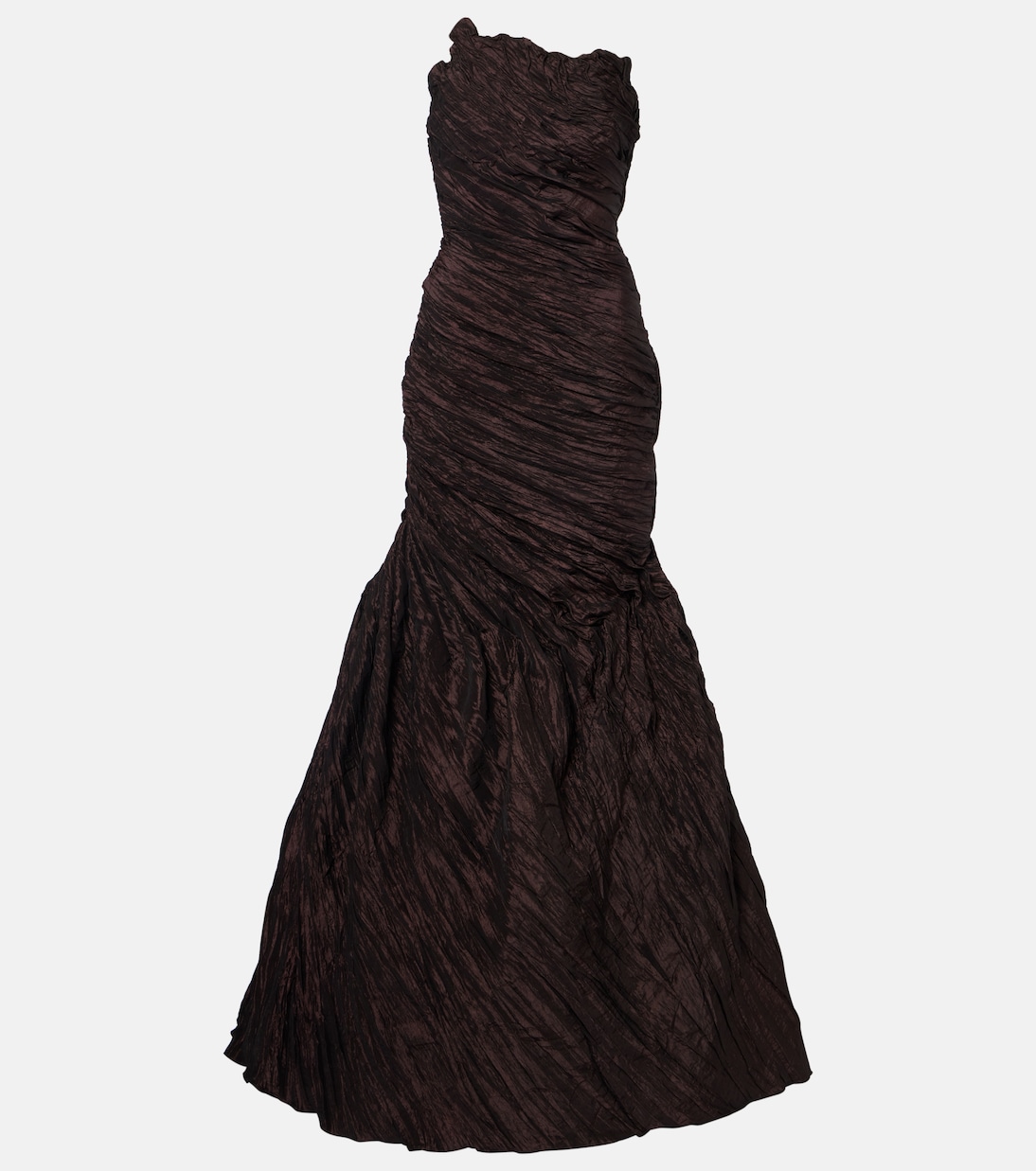 Draped off-shoulder corset gown | Marmar Halim