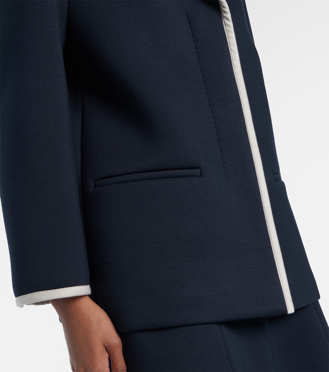 Single-breasted jersey blazer | 'S Max Mara