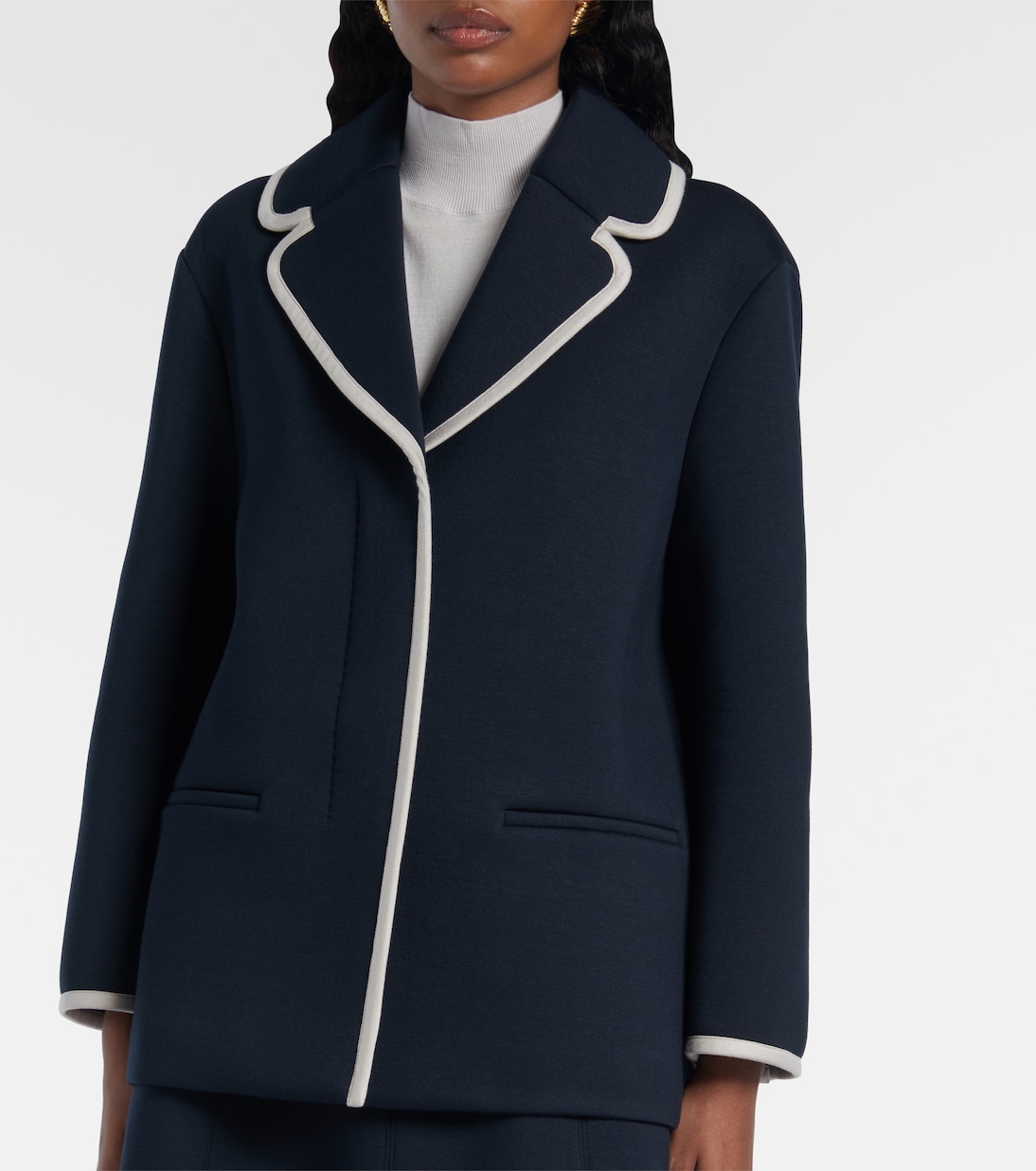 Single-breasted jersey blazer | 'S Max Mara