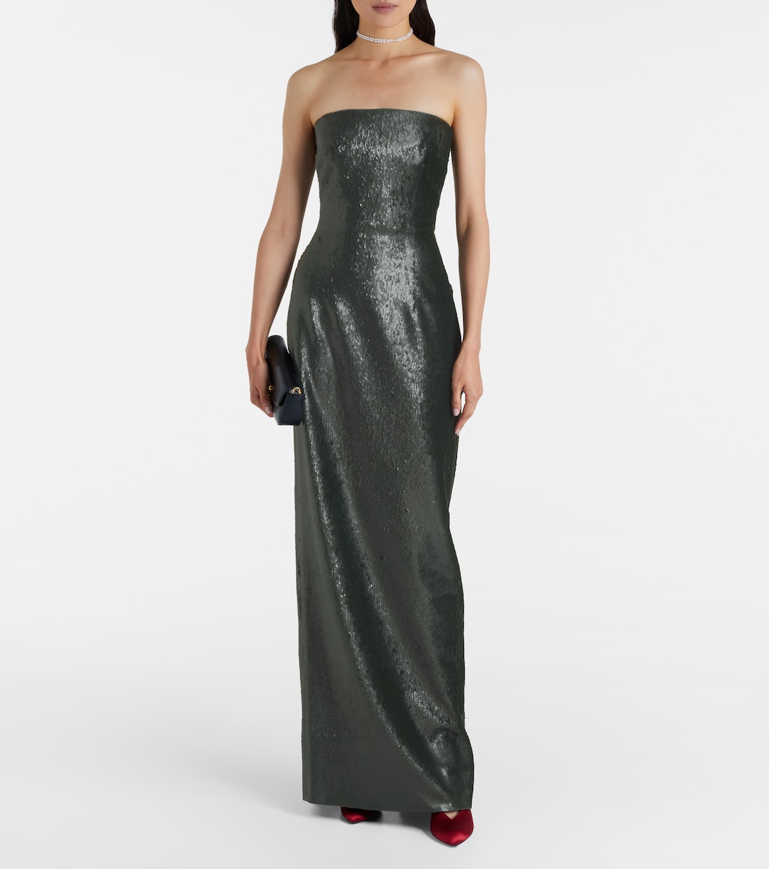 Laelia sequined bustier gown | Emilia Wickstead