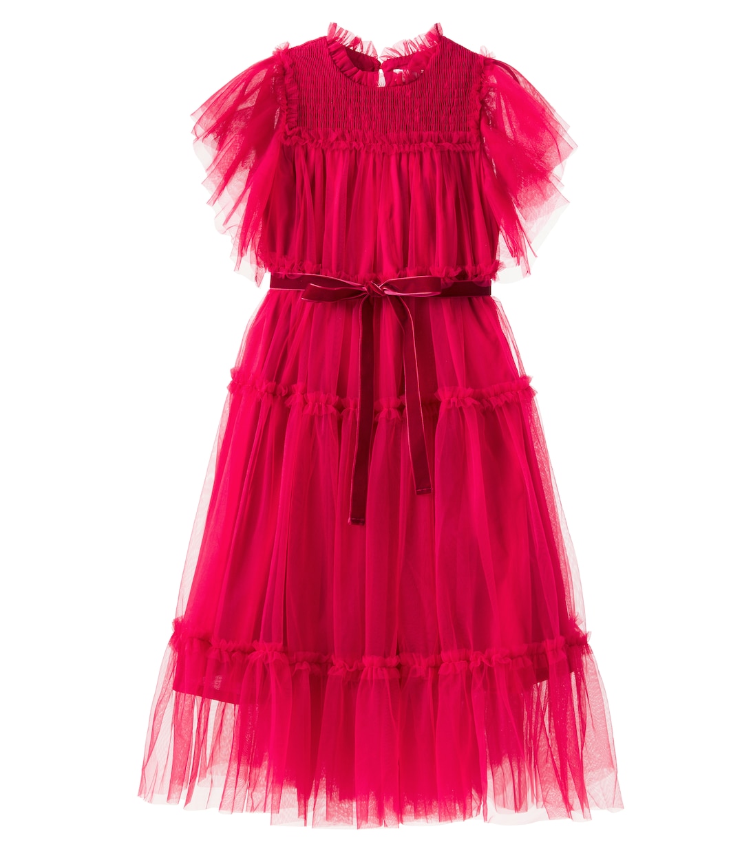 Carolina ruffled tulle dress | C'era Una Volta
