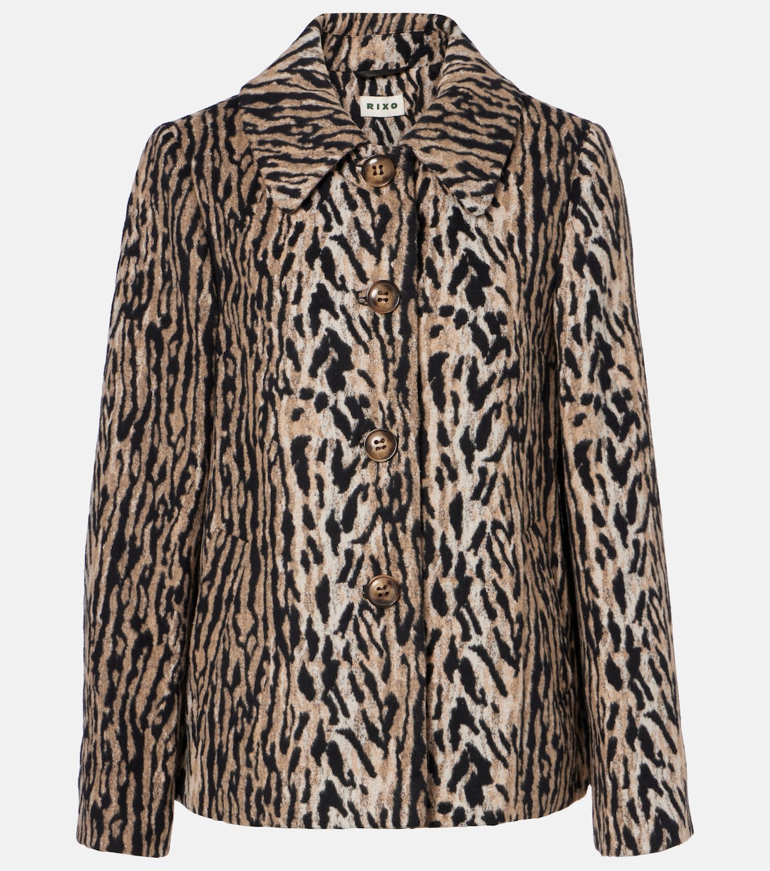 Leila leopard-print jacket | Rixo
