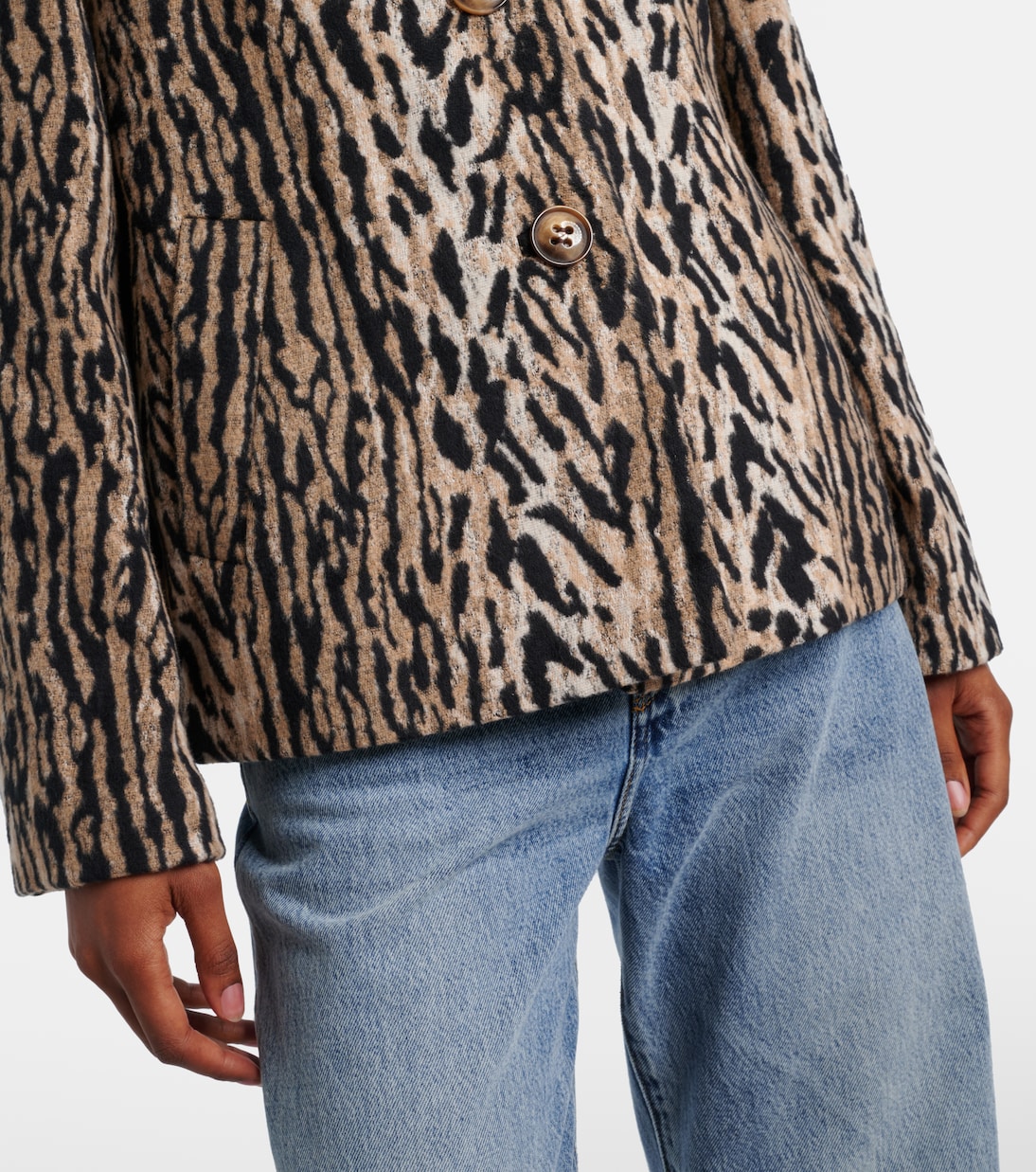 Leila leopard-print jacket | Rixo