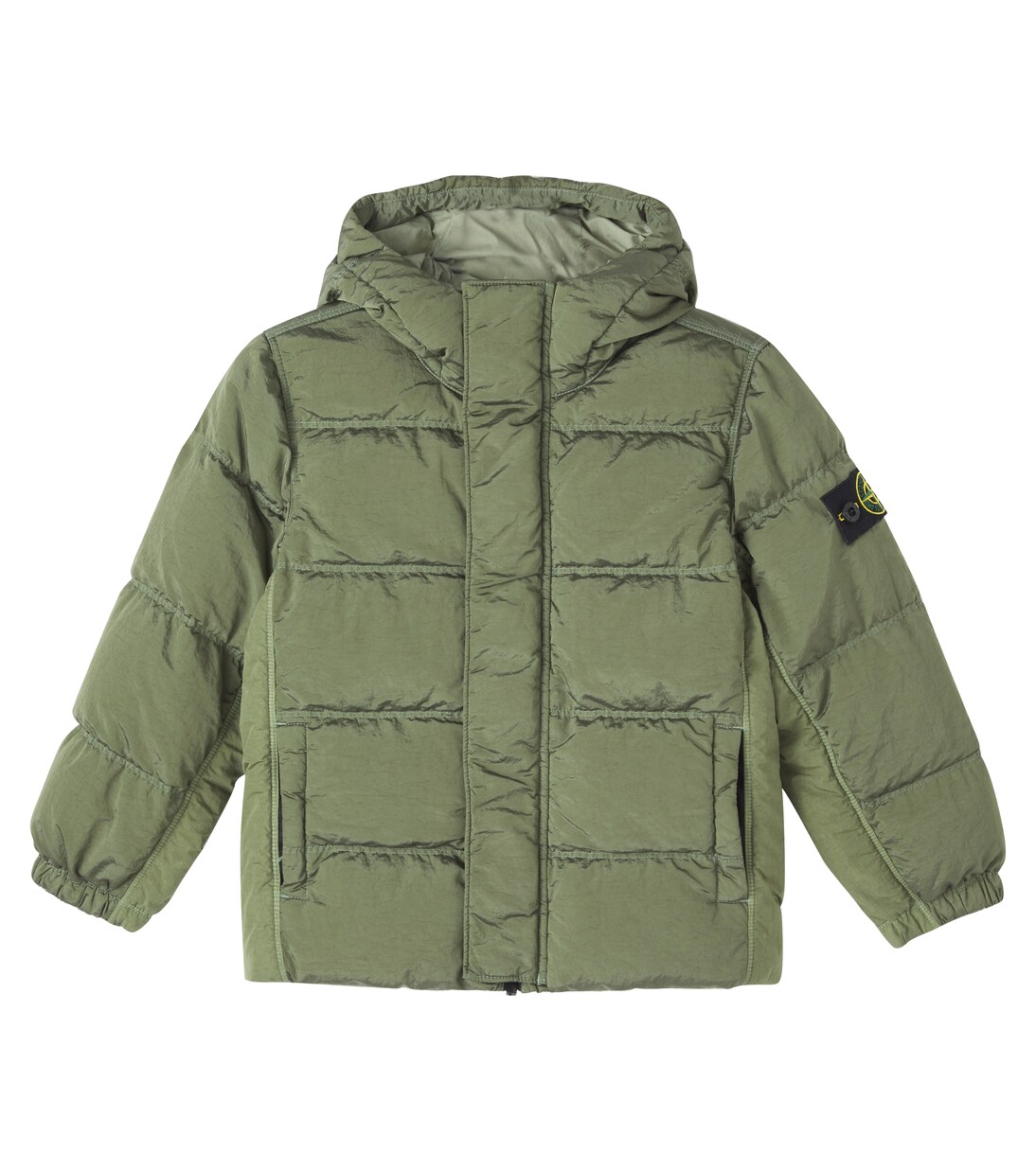 Compass down jacket | Stone Island Junior