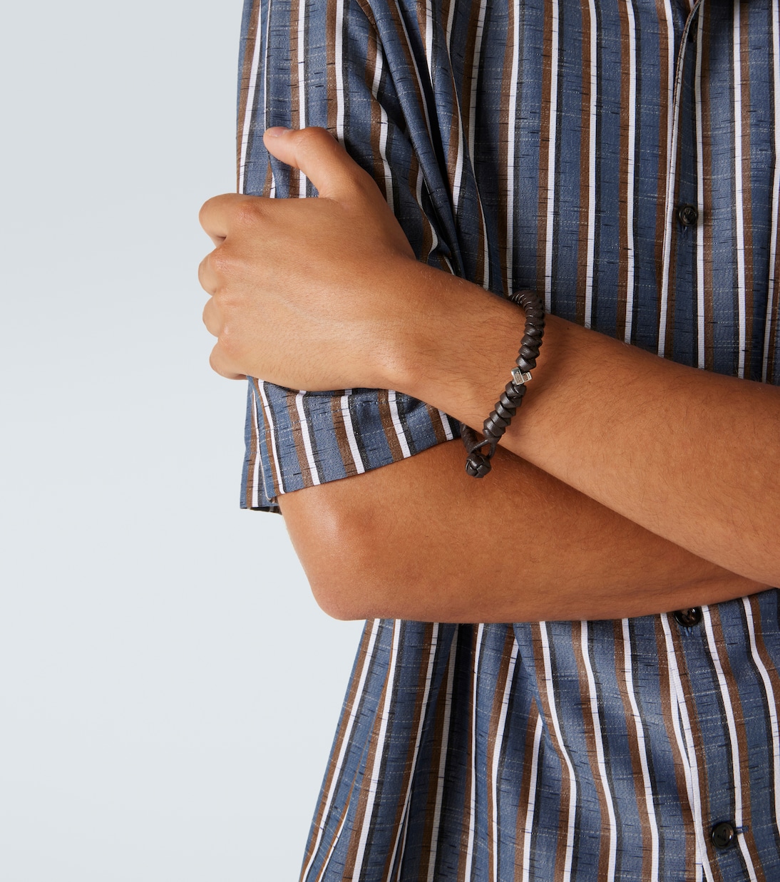 Pulsera de piel trenzada | Bottega Veneta
