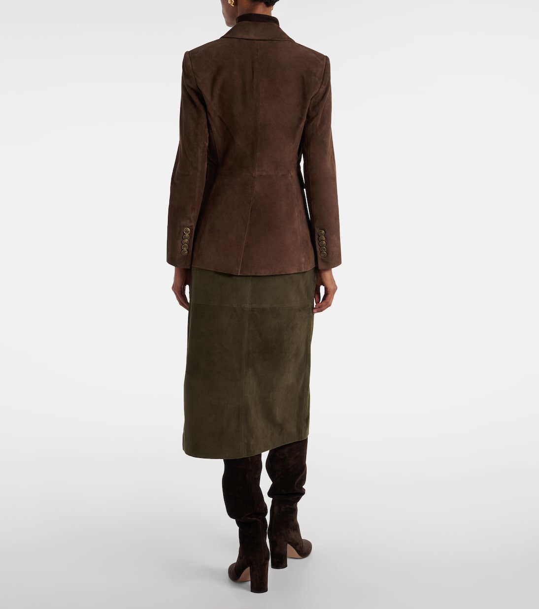 Blazer Duane aus Veloursleder | Veronica Beard