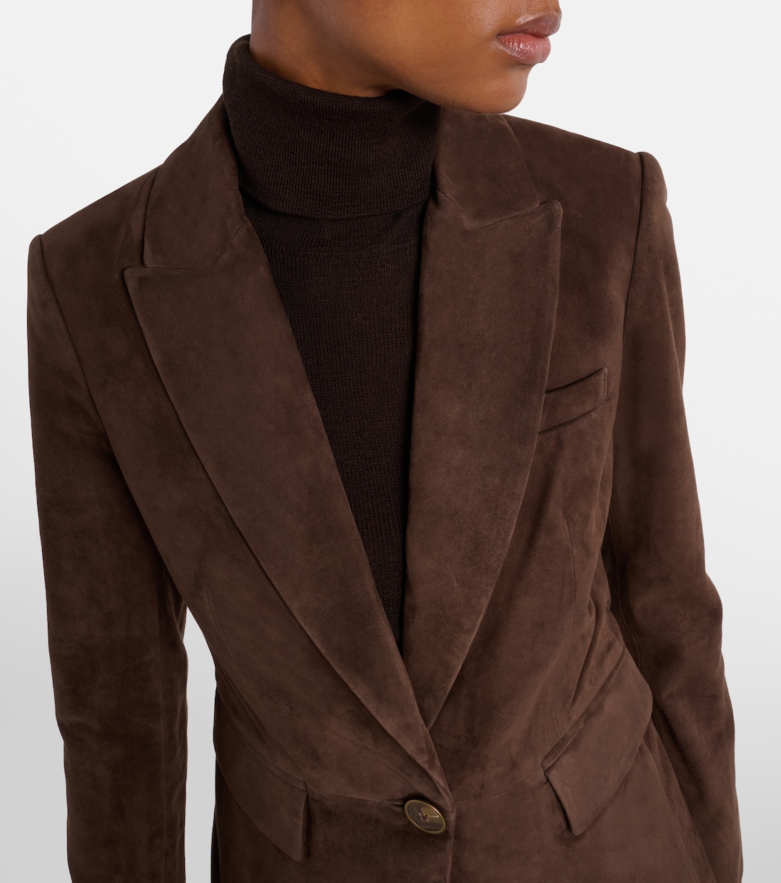 Blazer Duane aus Veloursleder | Veronica Beard