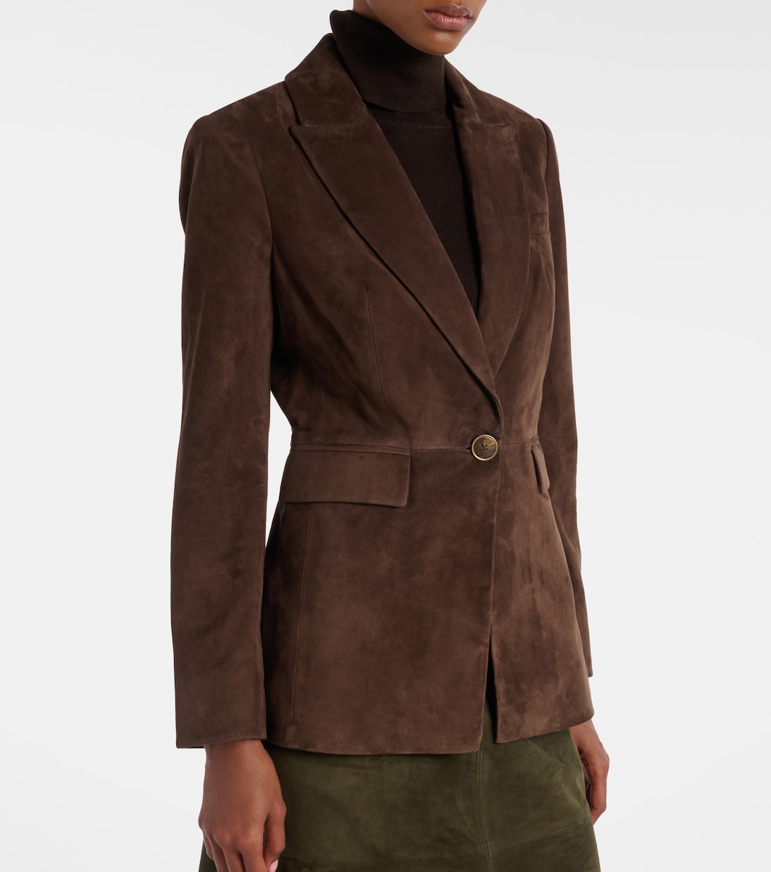 Blazer Duane aus Veloursleder | Veronica Beard