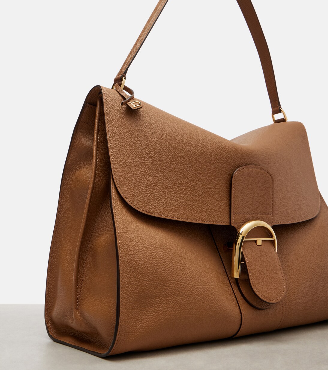 Brillant Large leather shoulder bag | Delvaux