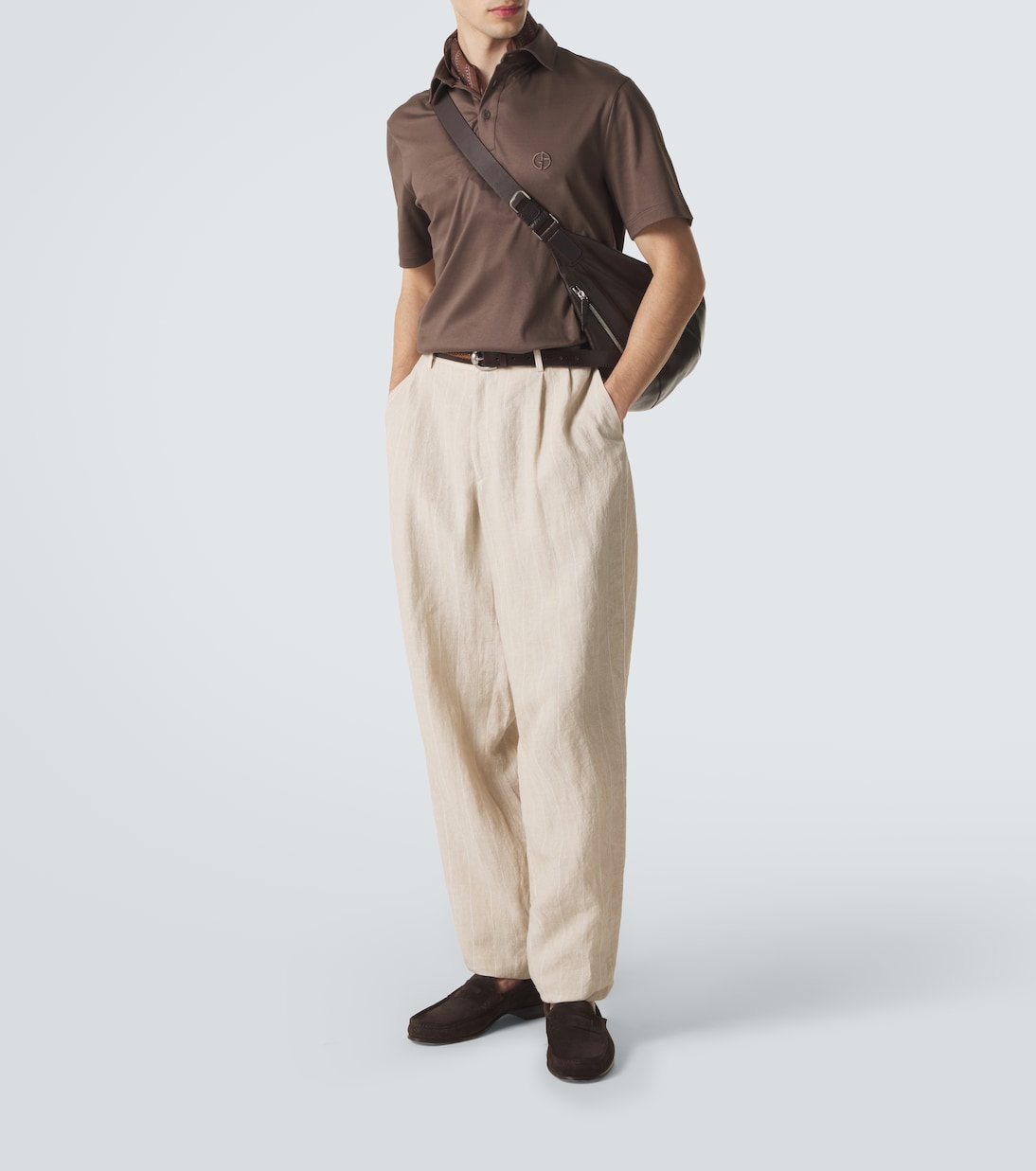 Polo de algodón con logo | Giorgio Armani