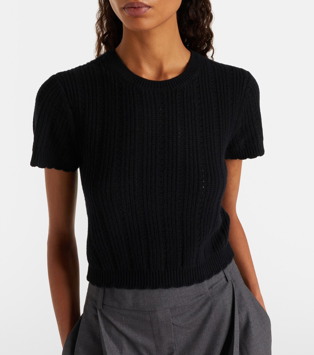 x Amelia Gray The Getaway cashmere crop top | Frame