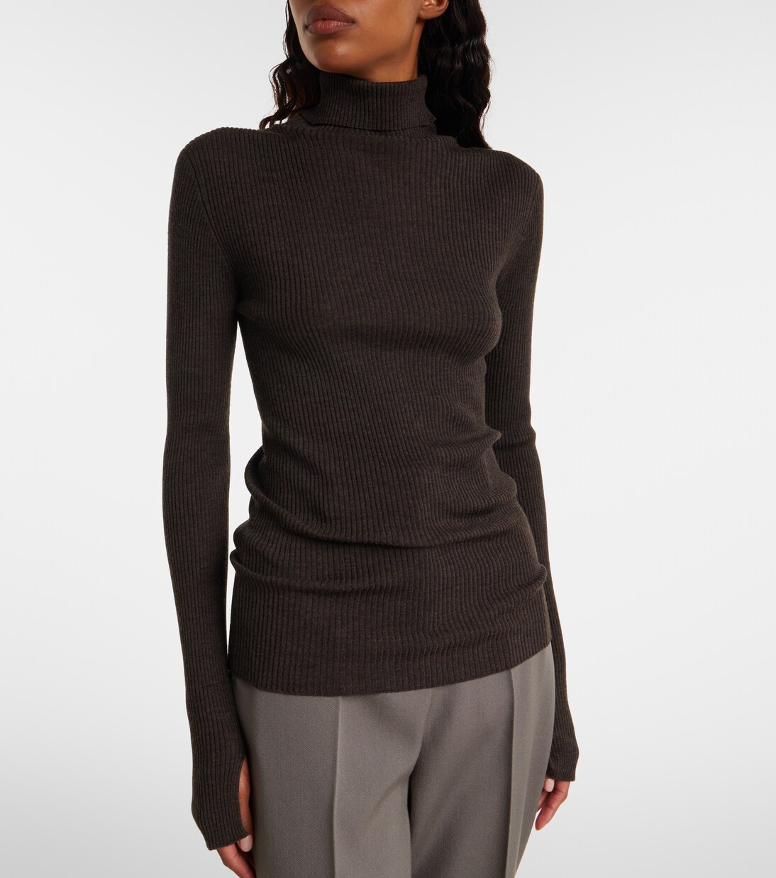 Ribbed-knit wool sweater | Calvin Klein Collection