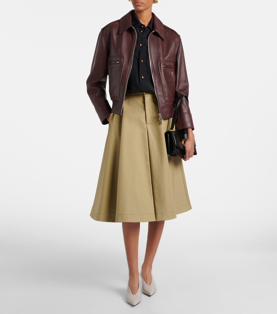 Babouche leather pumps | Le Monde Béryl