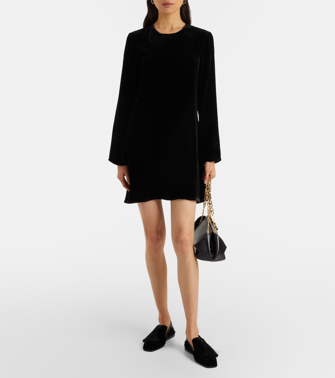 Larissa velvet minidress | Asceno