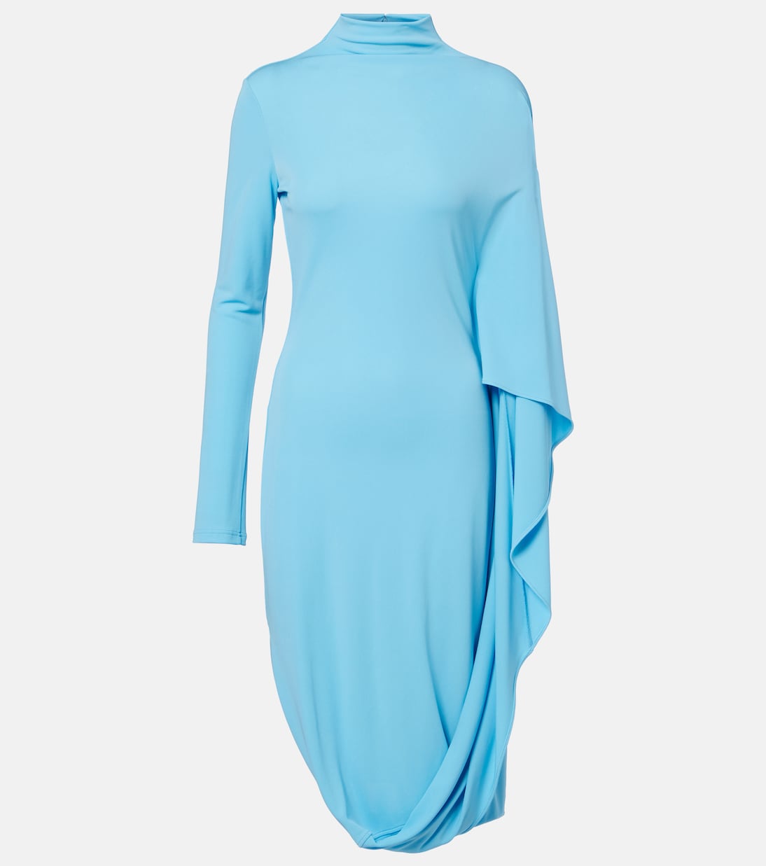 Draped jersey midi dress | Stella McCartney