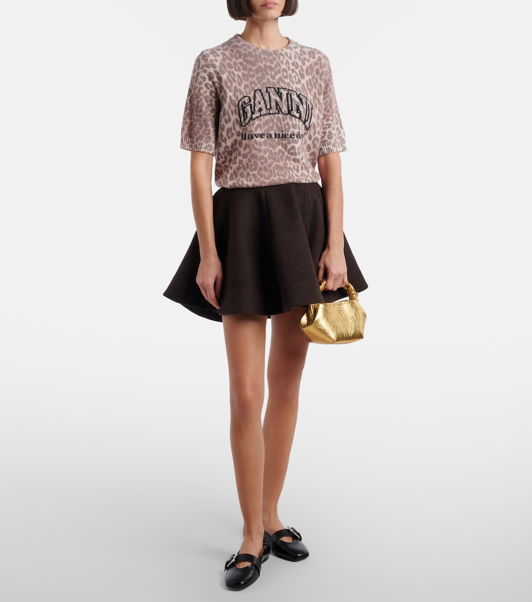 Bou Mini top-handle bag | Ganni