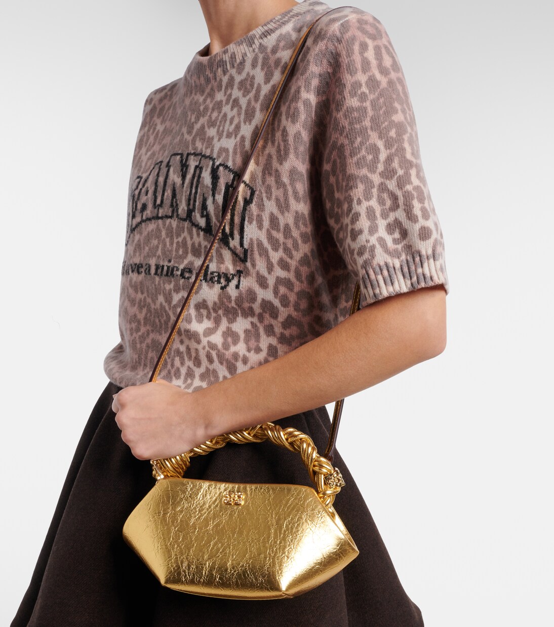 Bou Mini top-handle bag | Ganni