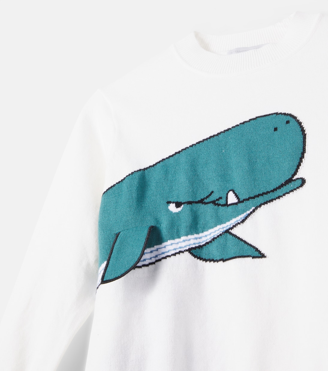 Intarsia cotton sweater | Stella McCartney Kids