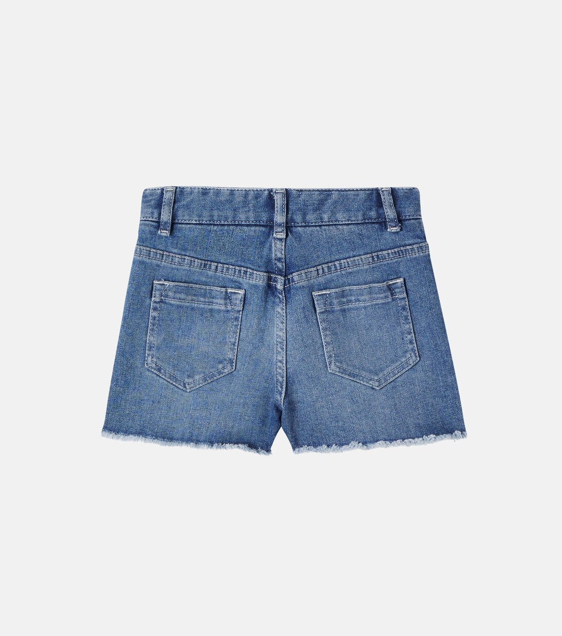 Logo denim shorts  | Chloé Kids
