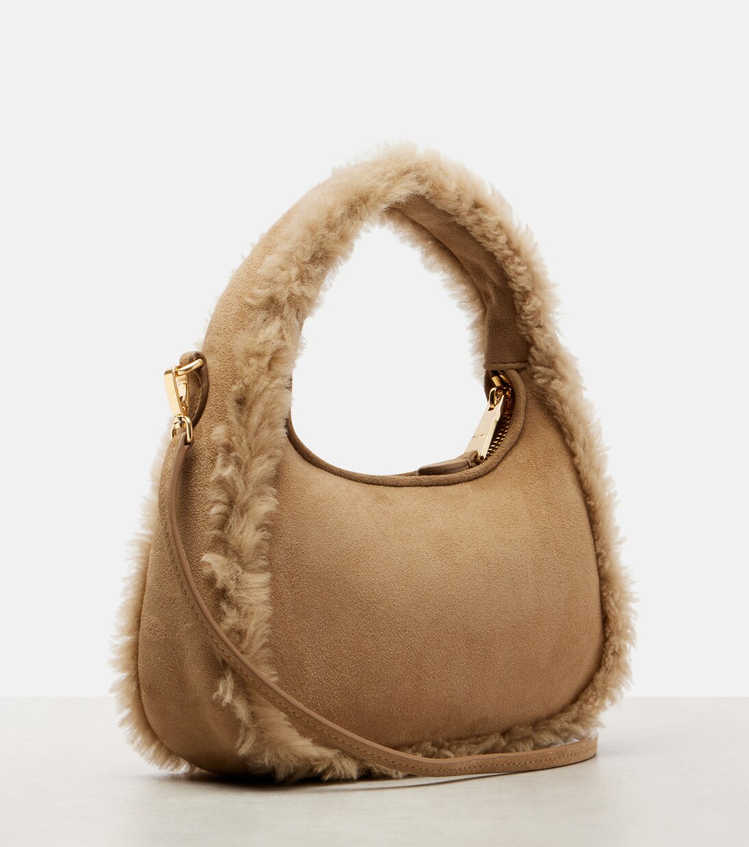 Wander suede top-handle bag | Miu Miu