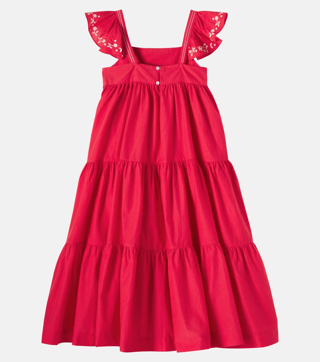 Cora embroidered tiered cotton dress | Bonpoint