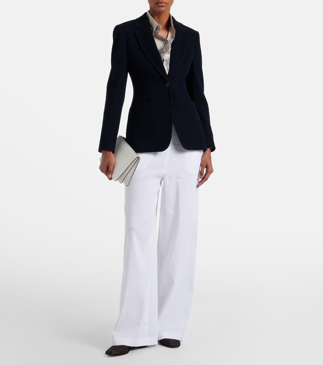 Destino linen-blend wide-leg pants | Max Mara