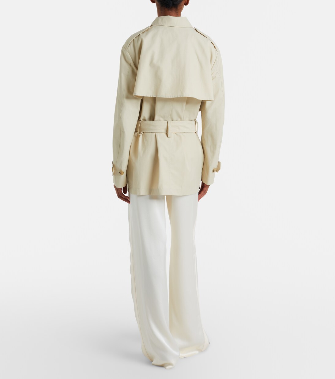 Weite Hose aus Satin | Vince