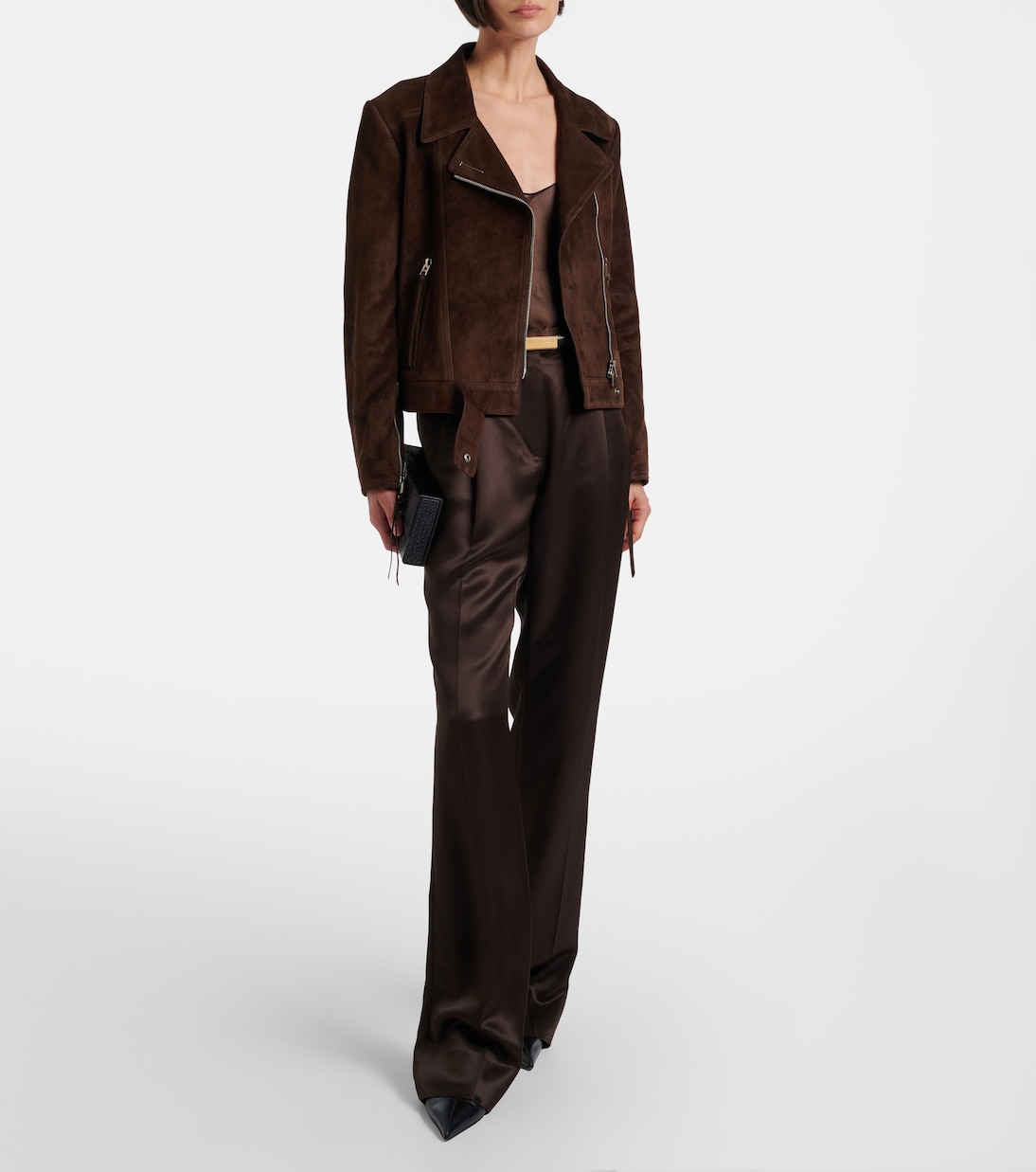 Suede biker jacket | Tom Ford