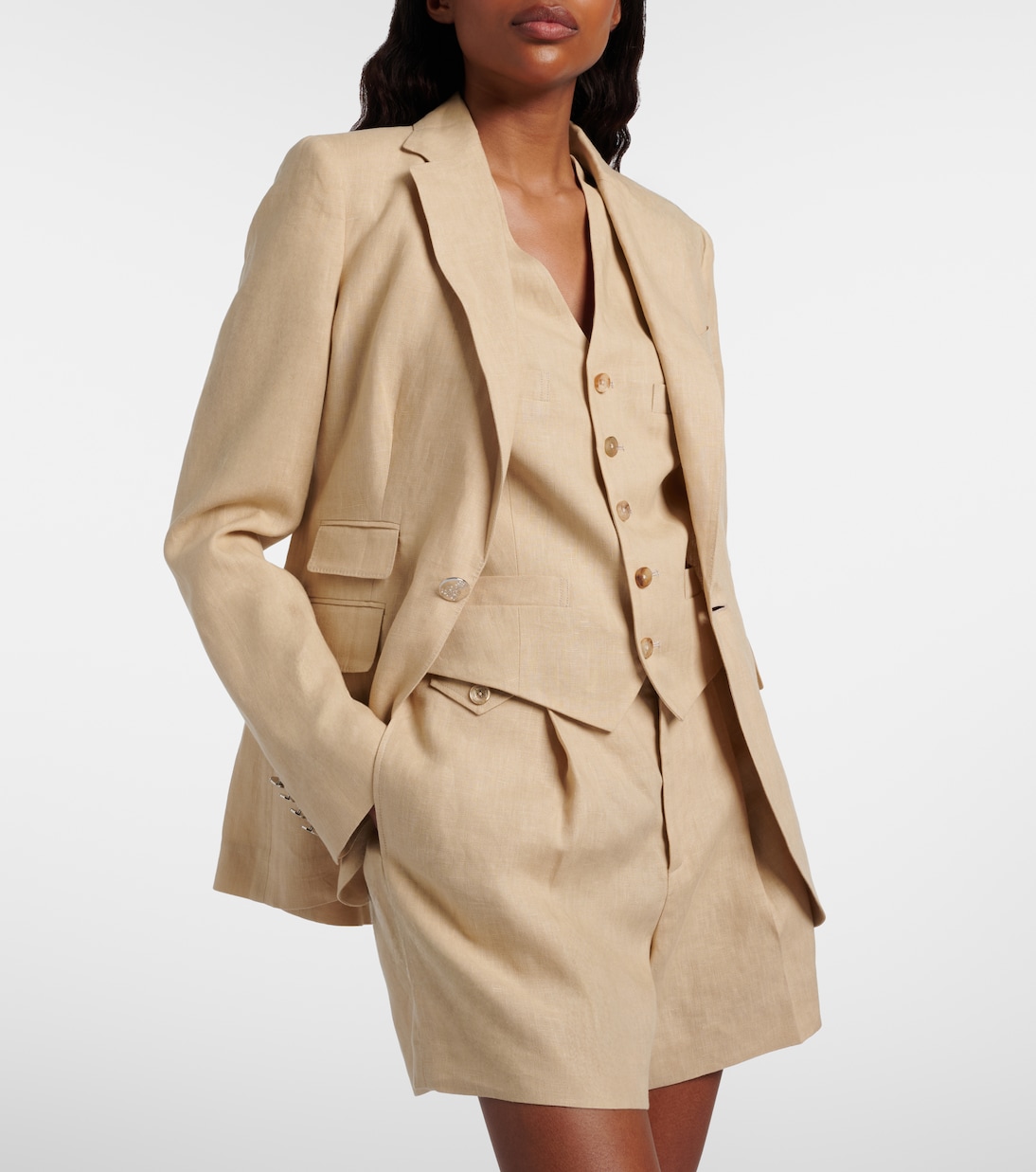 Jaiden linen vest | Ralph Lauren Collection