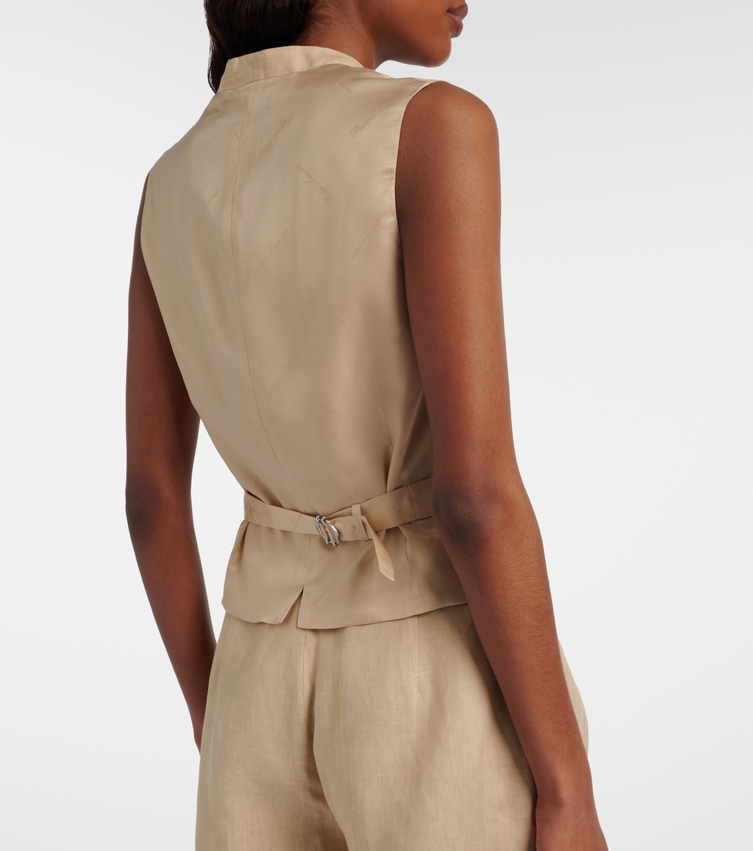 Jaiden linen vest | Ralph Lauren Collection