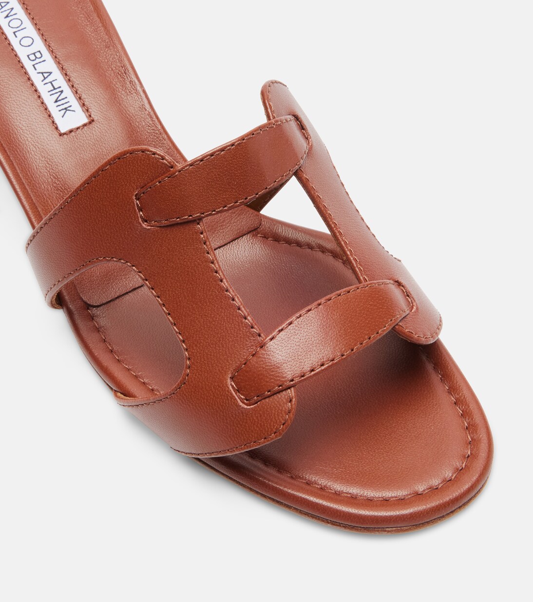 Grellanu 50 leather mules | Manolo Blahnik