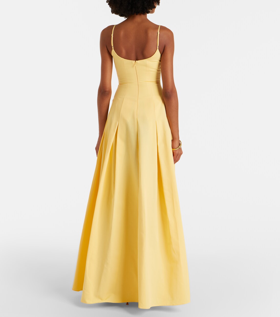 Robe longue Joy en coton mélangé | Staud