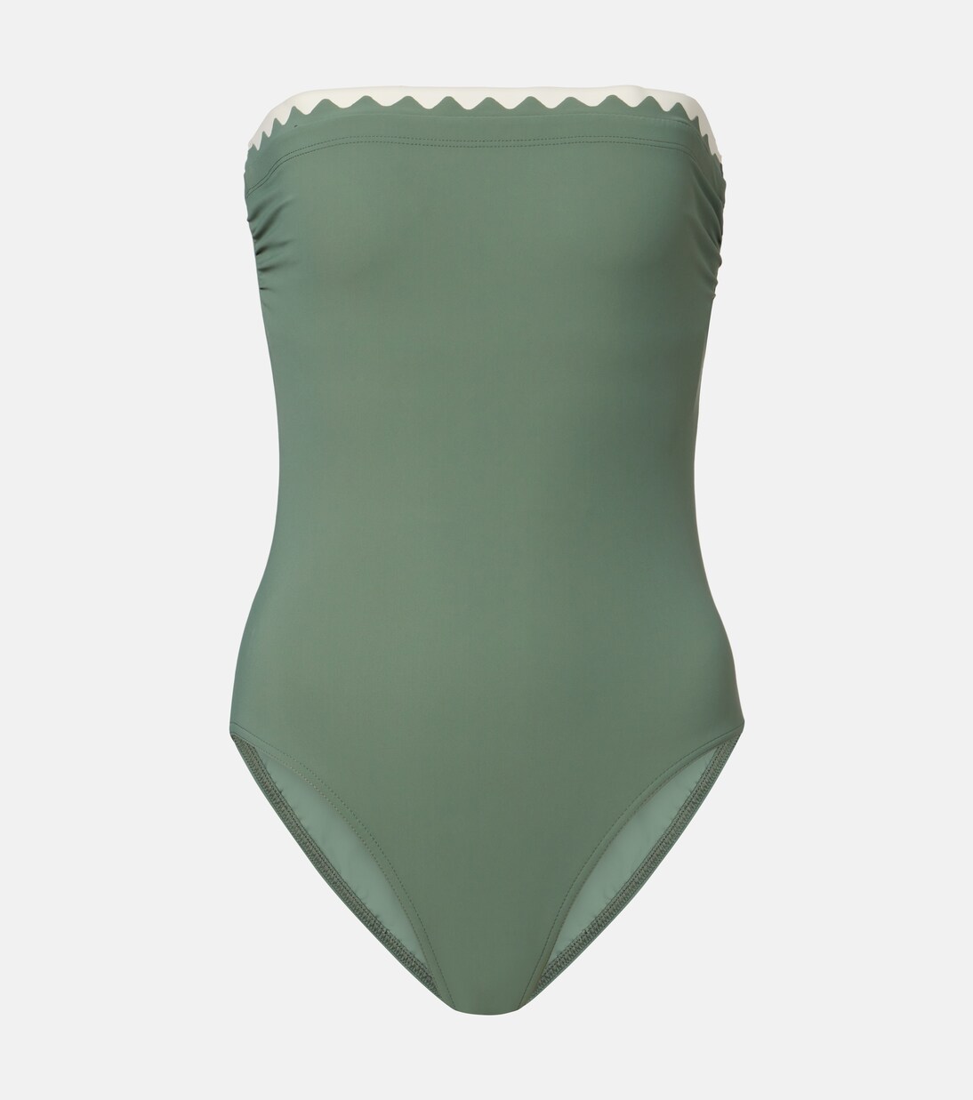 Lia scalloped bandeau swimsuit | Karla Colletto