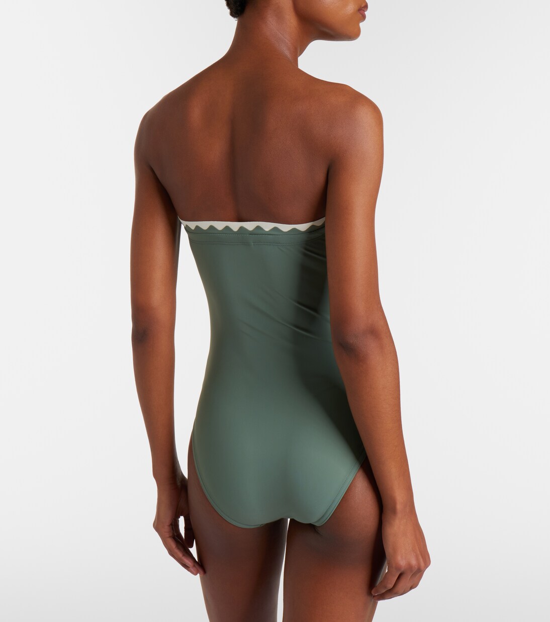 Lia scalloped bandeau swimsuit | Karla Colletto