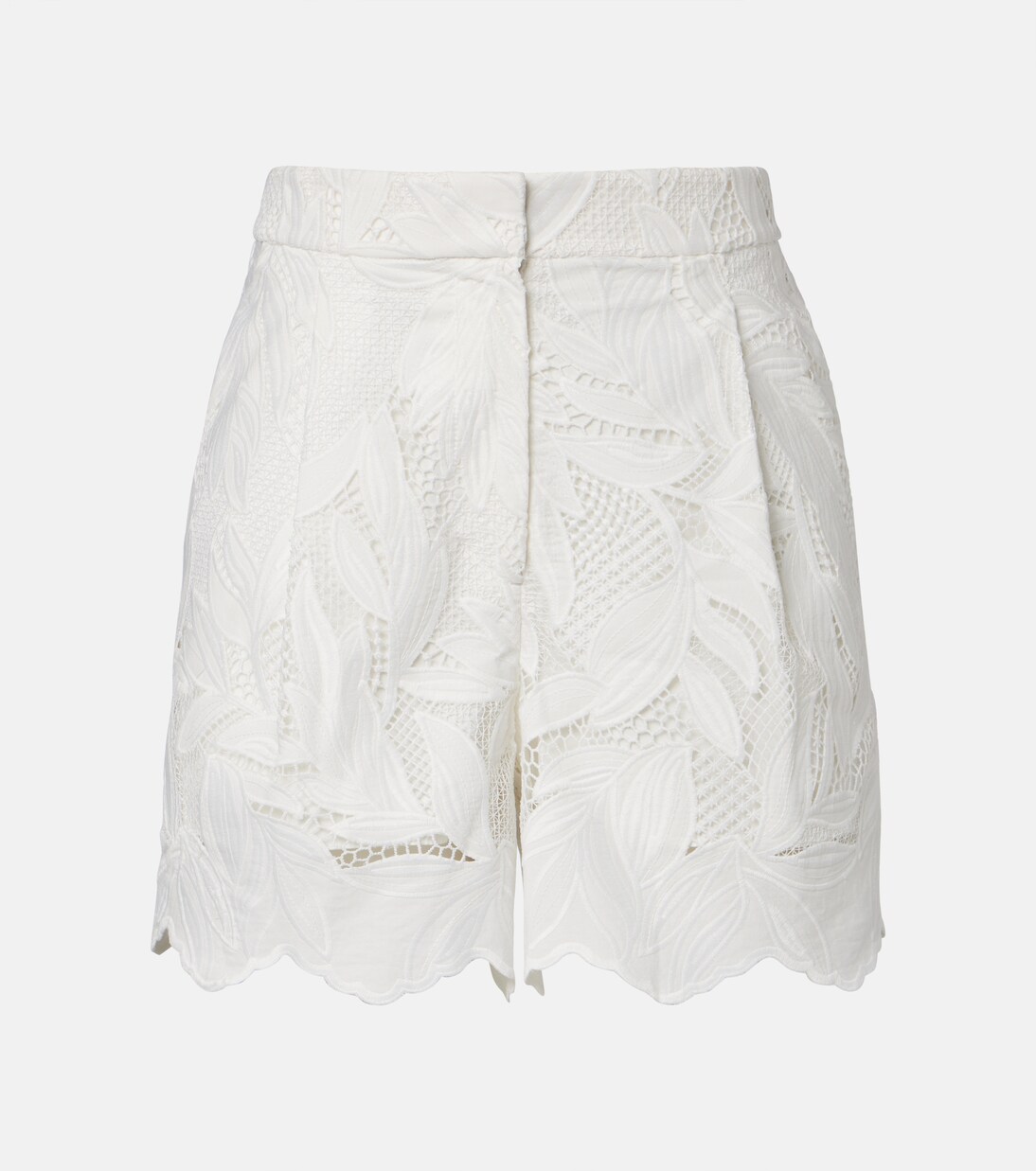 Embroidered mesh shorts | Erdem