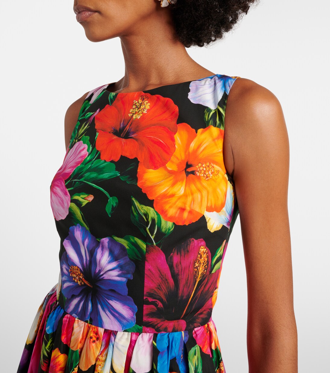 Midikleid aus Baumwolle | Dolce&Gabbana