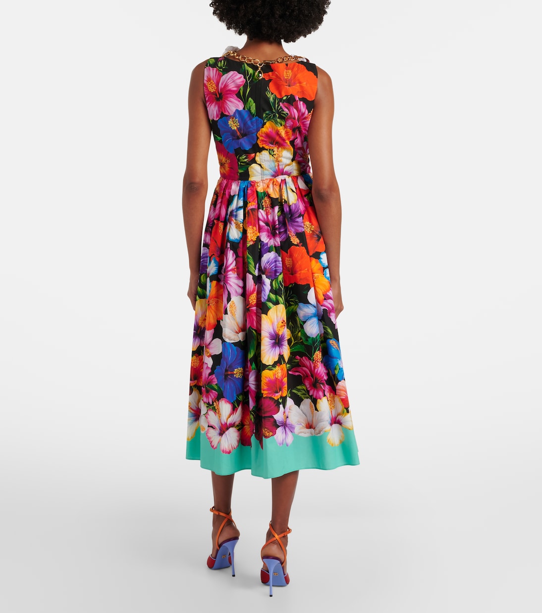 Midikleid aus Baumwolle | Dolce&Gabbana