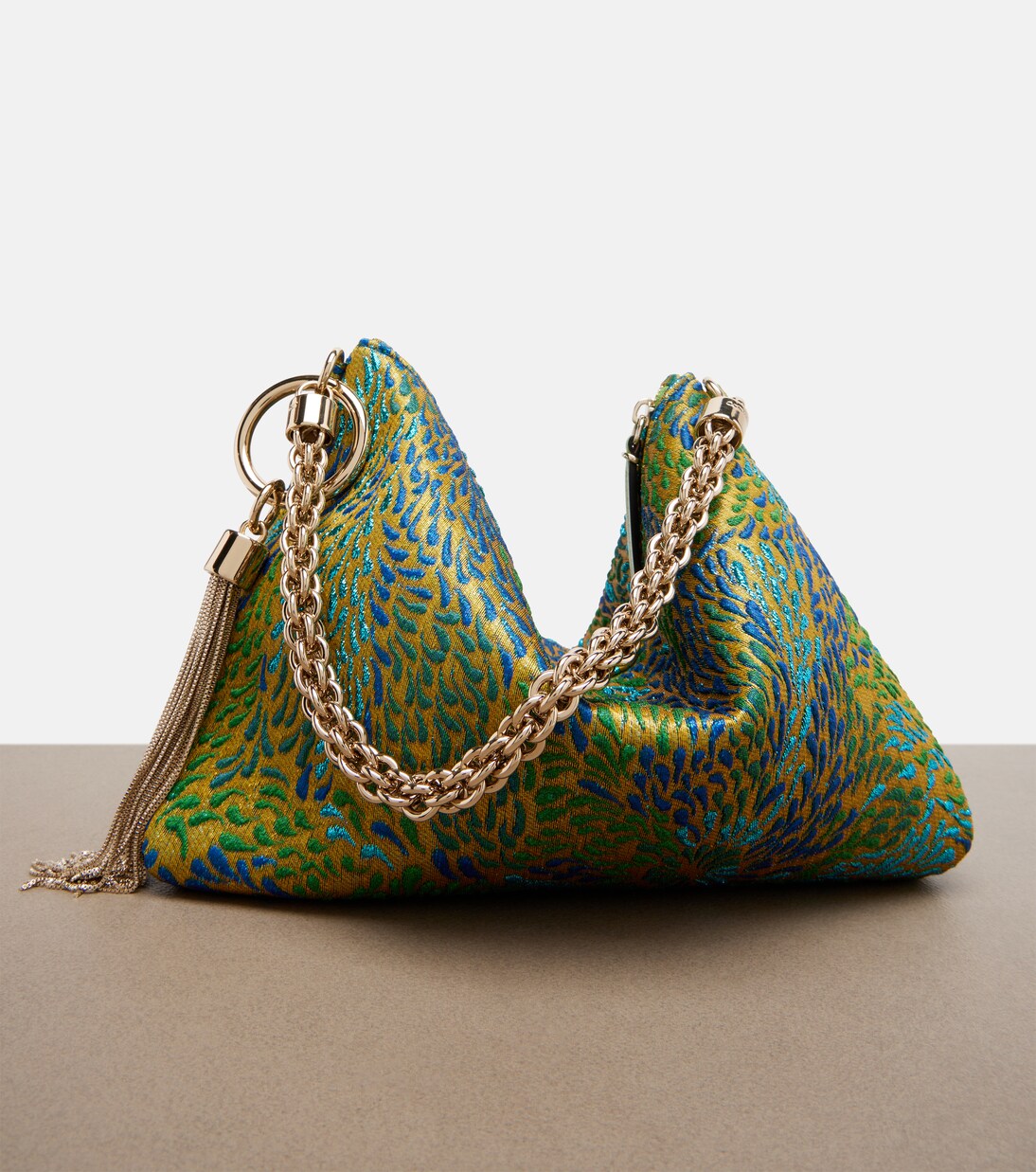 Callie Small brocade tote bag | Jimmy Choo