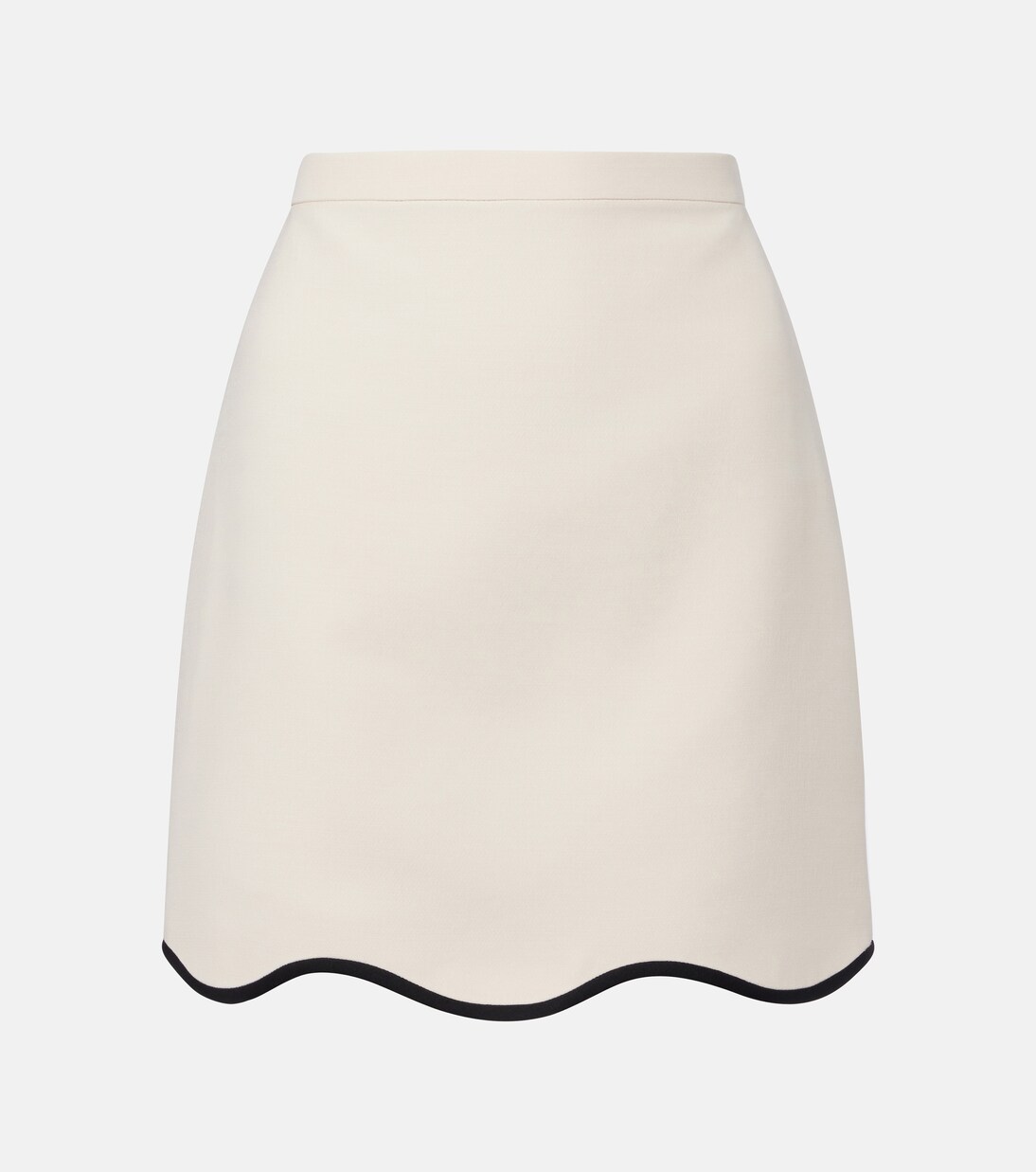 Crepe Couture scalloped miniskirt | Valentino