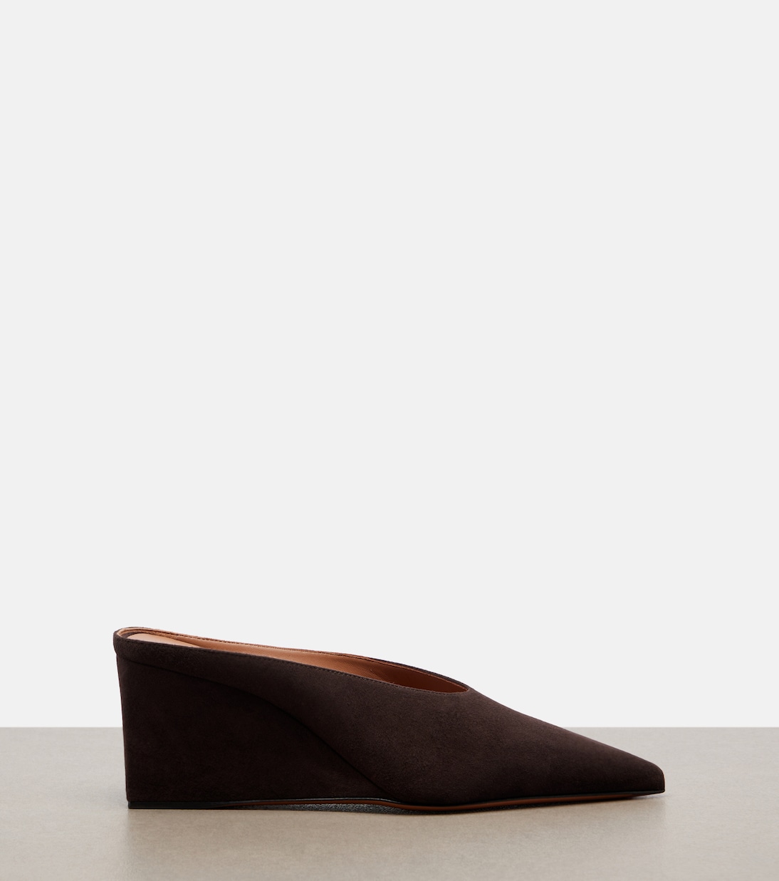 Cube suede wedge mules | Alaïa