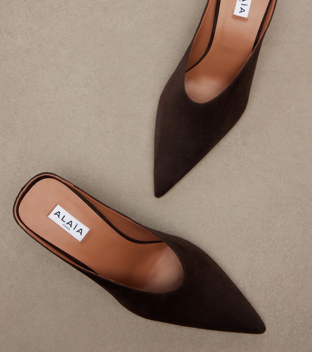 Cube suede wedge mules | Alaïa