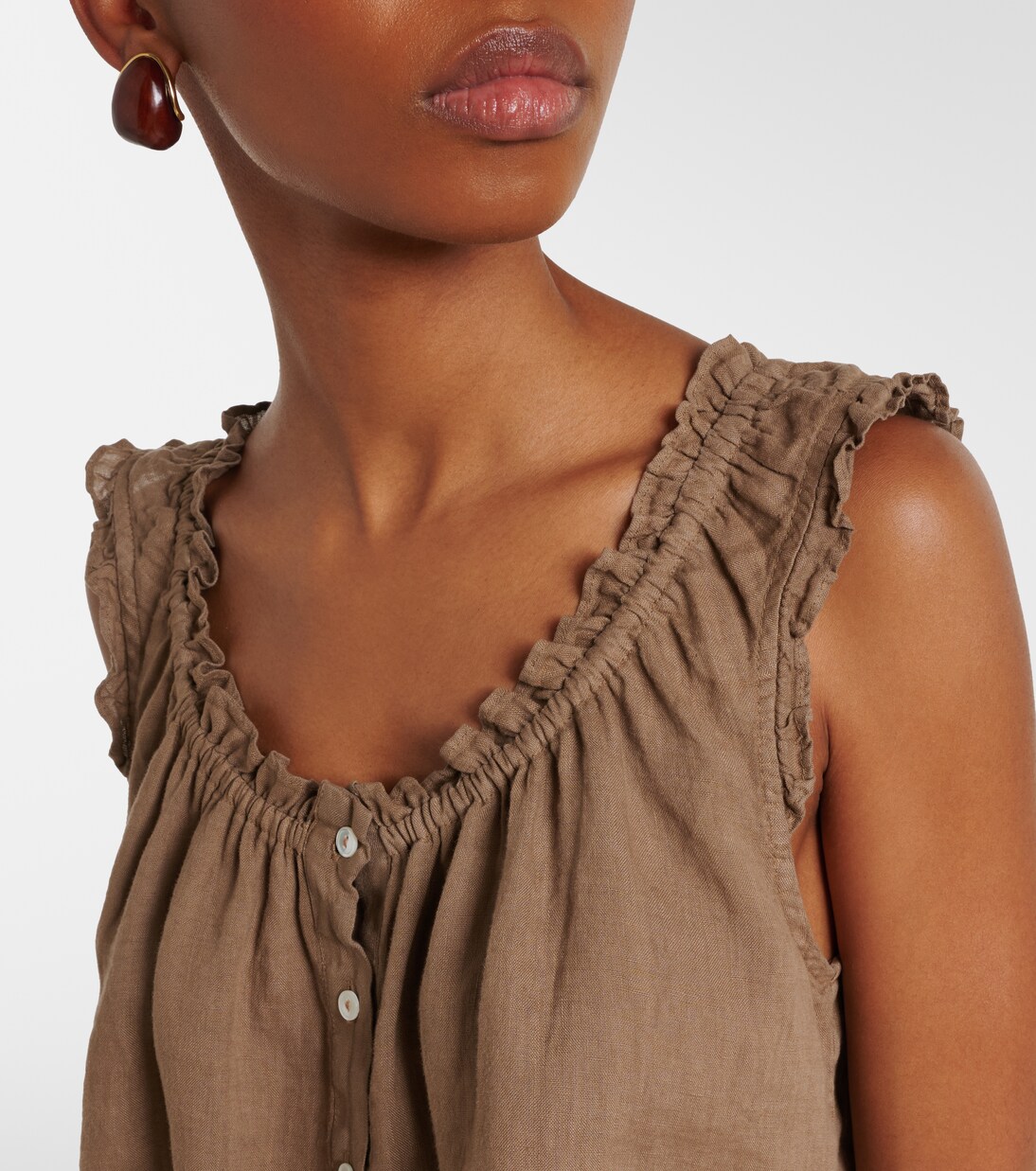 Tana linen top | Velvet