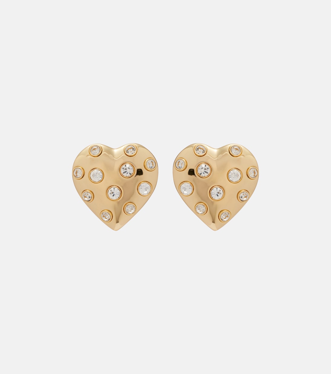 Crystal-embellished earrings | Self-Portrait