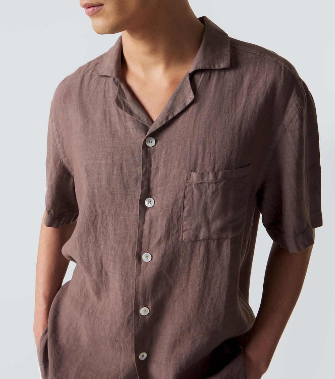 Camisa bowling de lino | Fedeli