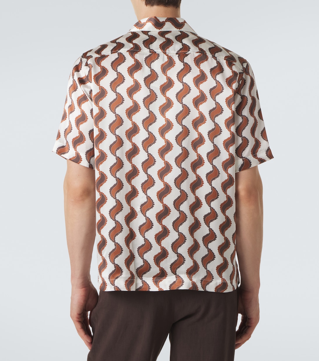 Camisa bowling Roberto de seda estampada | Frescobol Carioca