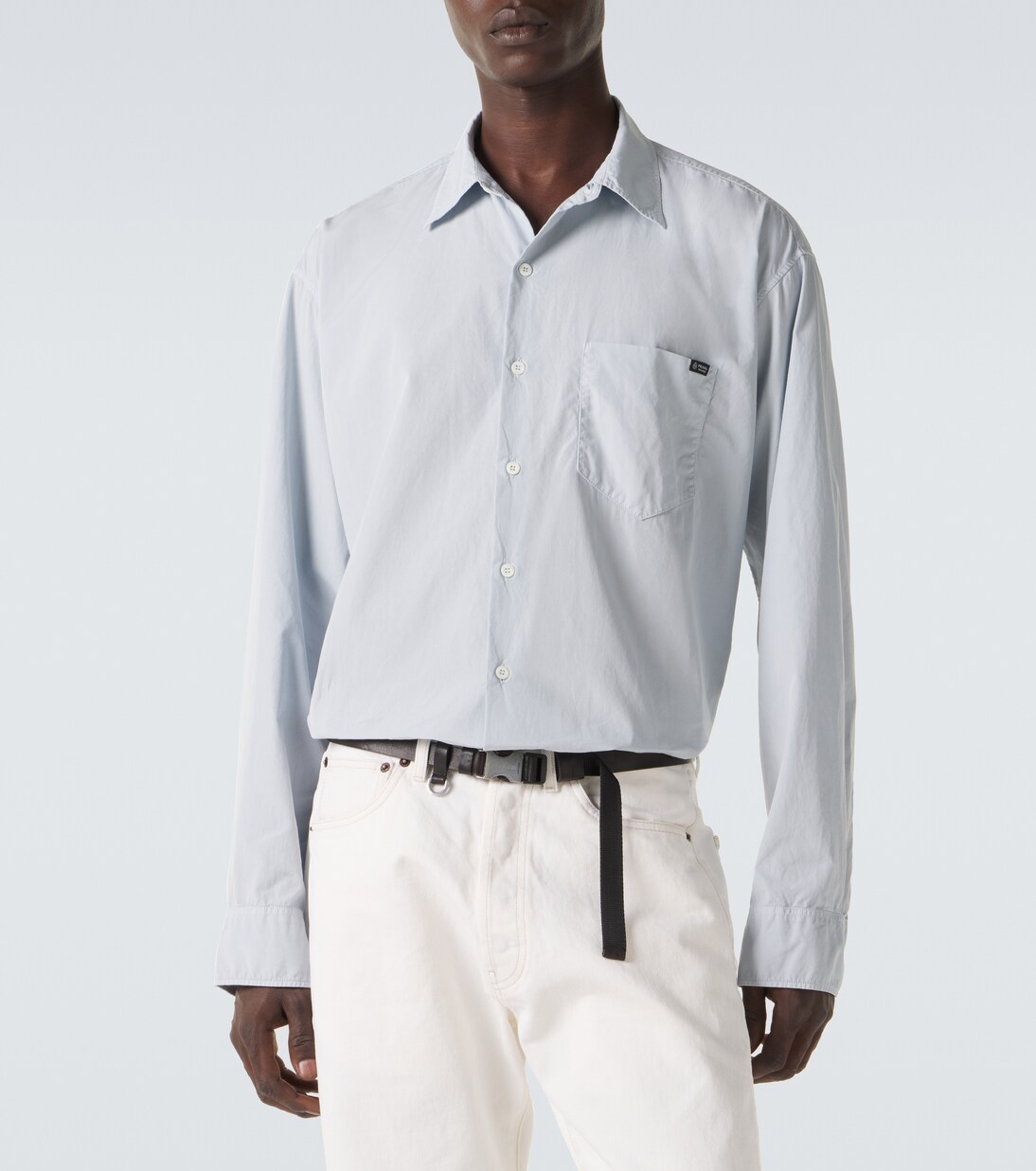 Cotton poplin shirt | Prada