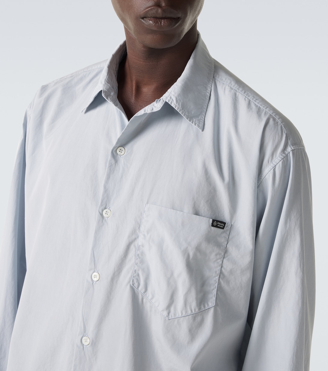 Cotton poplin shirt | Prada