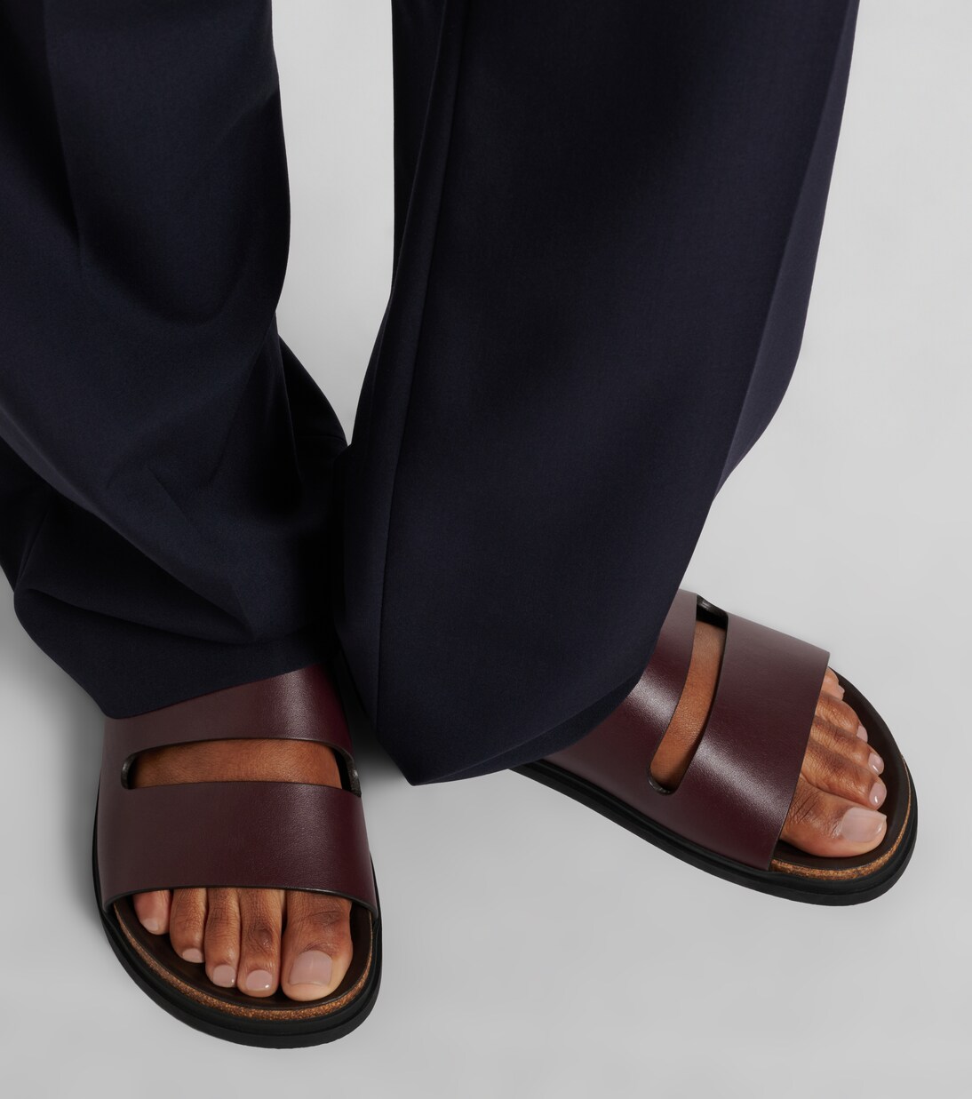 Band leather slides | The Row