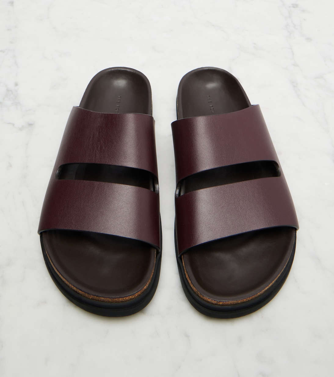 Band leather slides | The Row
