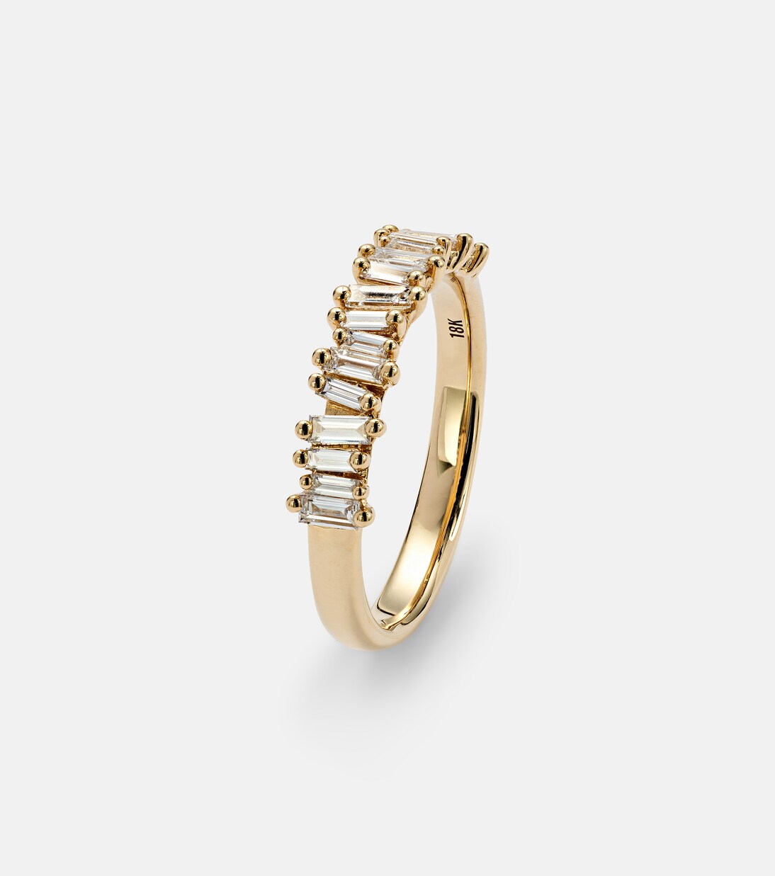 Fireworks 18kt gold ring with diamonds | Suzanne Kalan